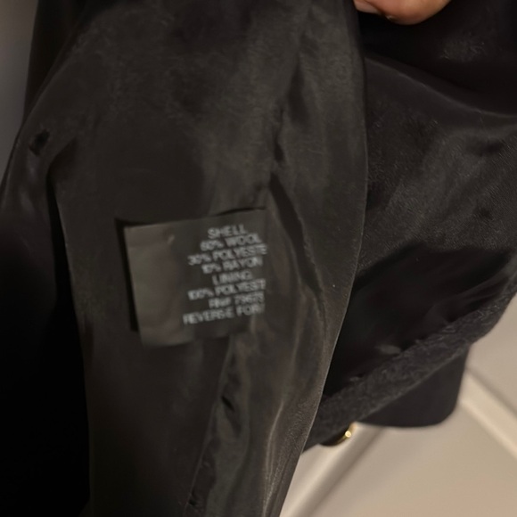 Michael Kors Black Wool Coat - Picture 7 of 15